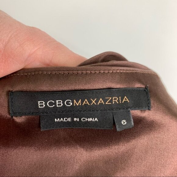 Bcbg Maxazria Brown Halter Dress Size 6 - Picture 6 of 10